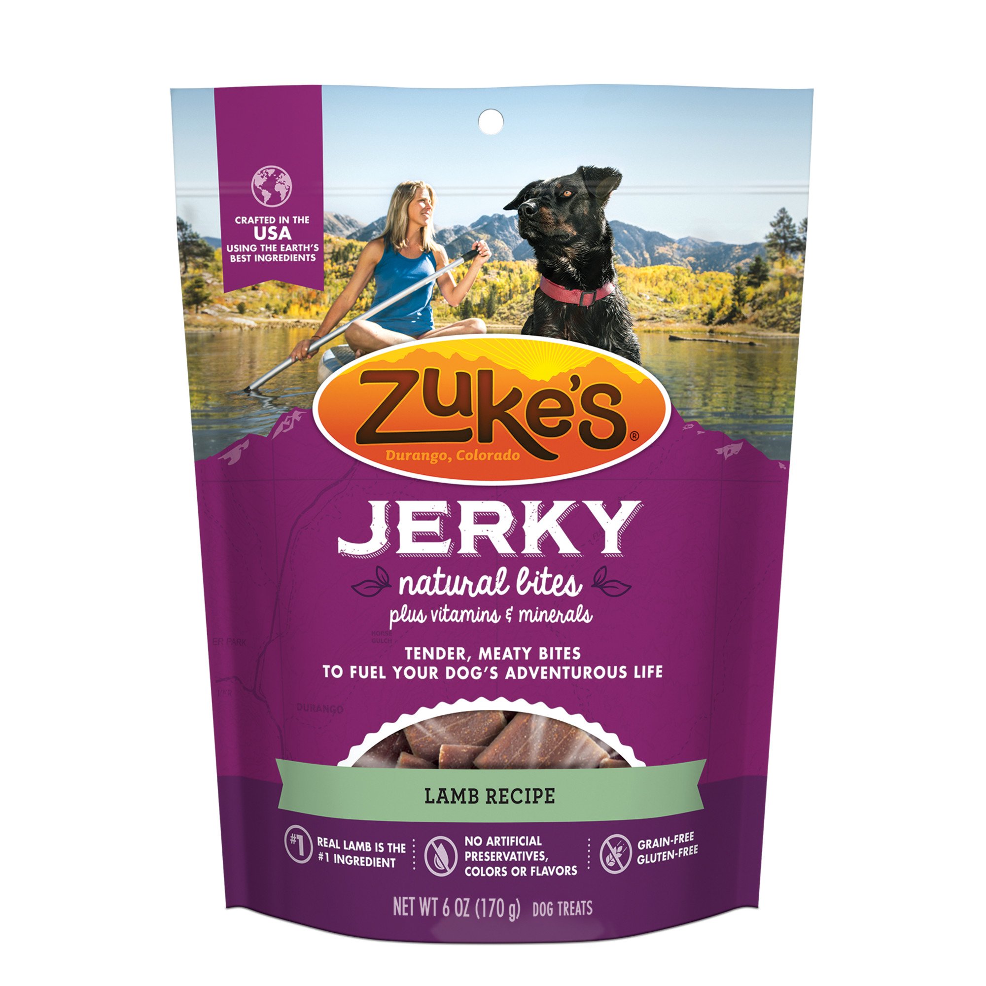 Zuke's Jerky Naturals Grain Free Tender Lamb Dog Treats Petco