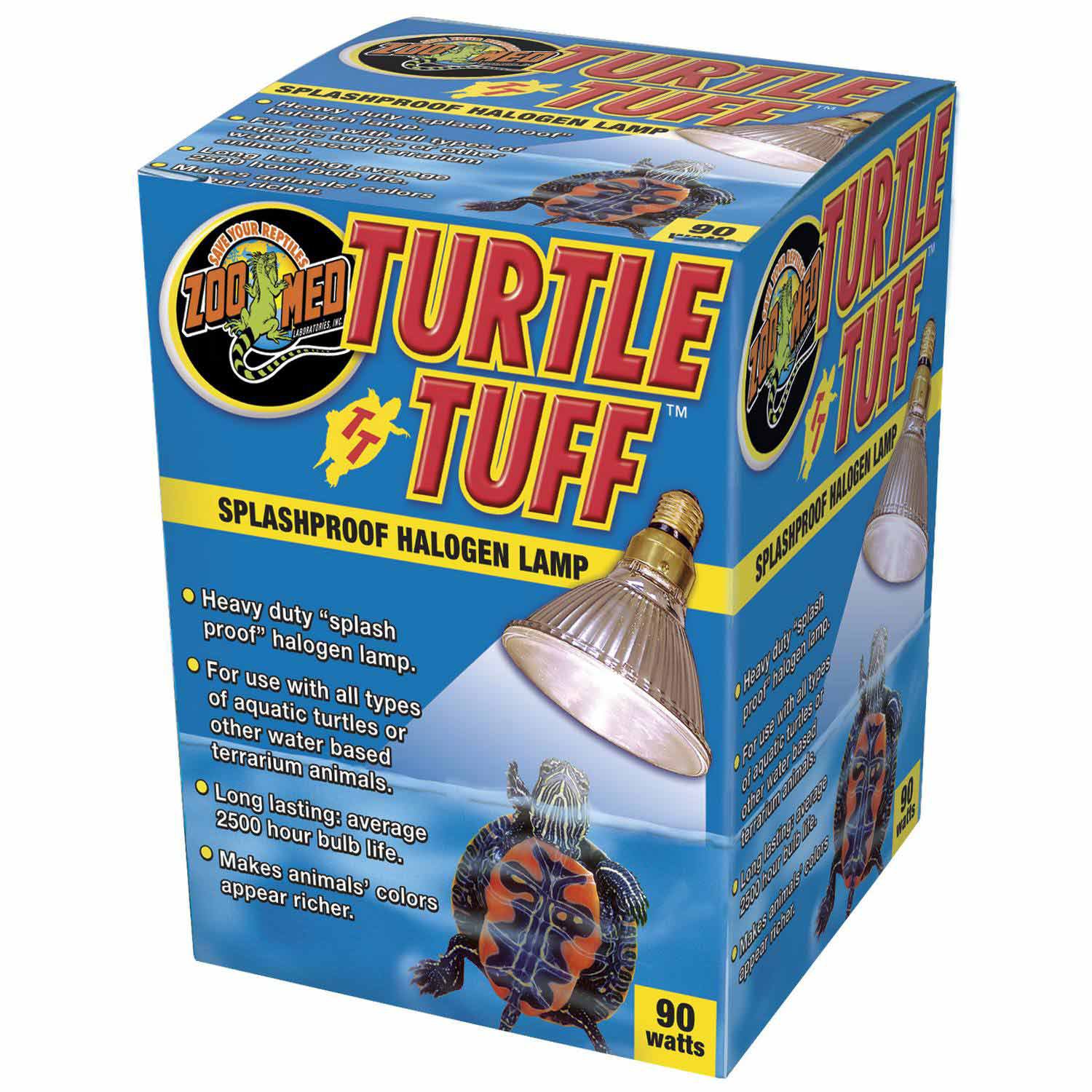 Zoo Med Turtle Tuff Splashproof Halogen Lamp, 90 Watts Petco