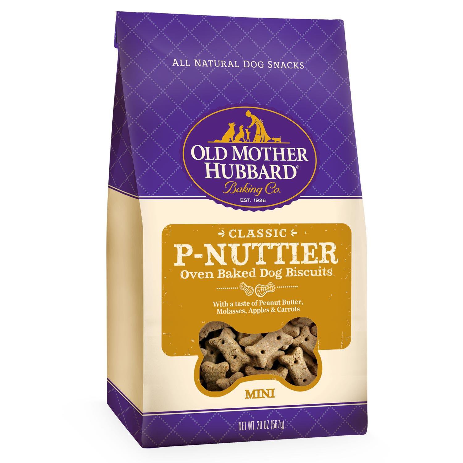 Old Mother Hubbard Crunchy Classic Natural PNuttier Mini Dog Biscuits