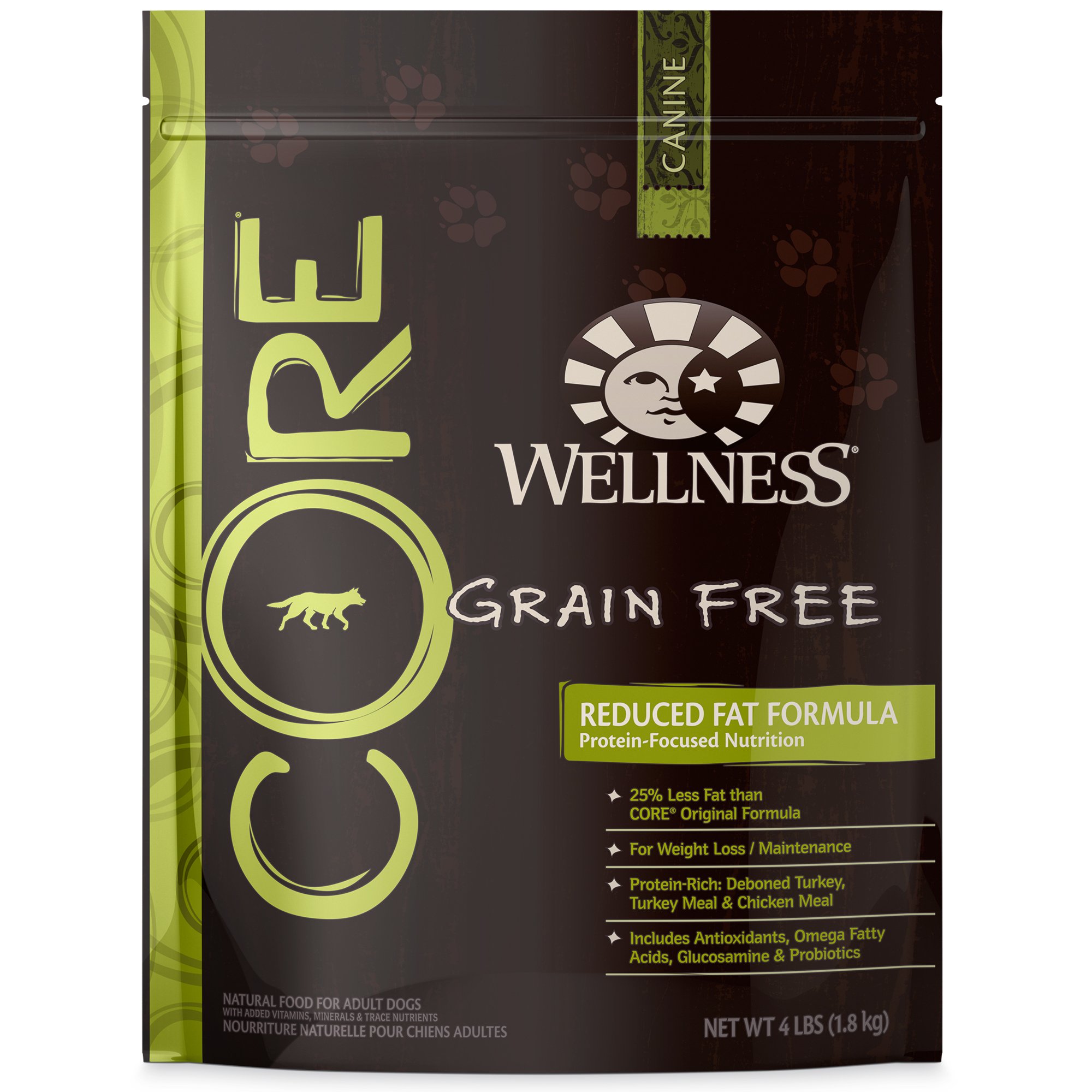 Wellness CORE Natural Grain Free Reduced Fat Recipe Dry Dog Food, 4 lbs. Petco