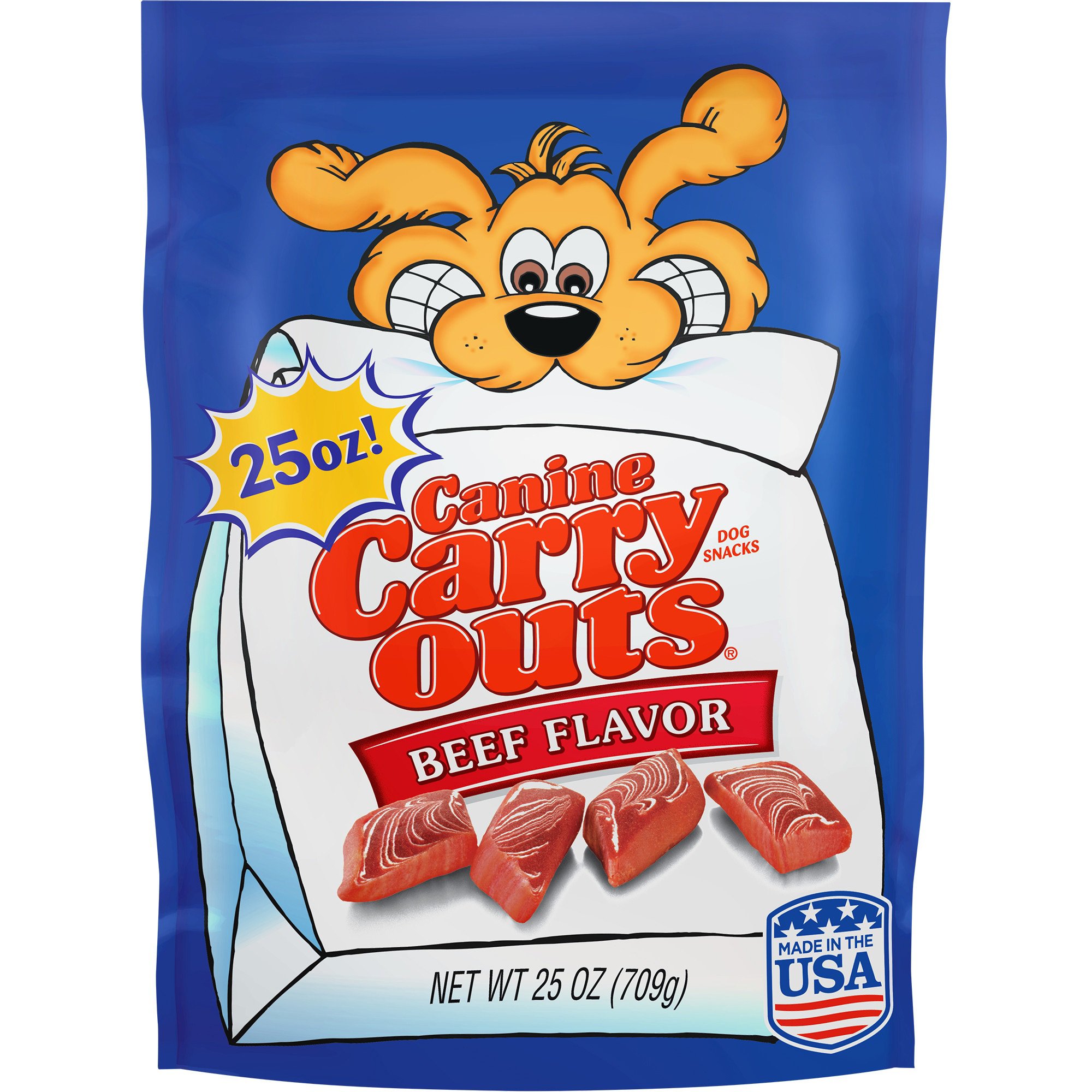 Canine Carry Outs Delicious Beef Flavor Chewy Snacks for Dogs Petco