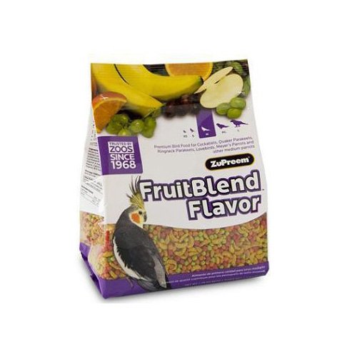 ZuPreem AvianMaintenance FruitBlend Premium Bird Diet for Medium Birds
