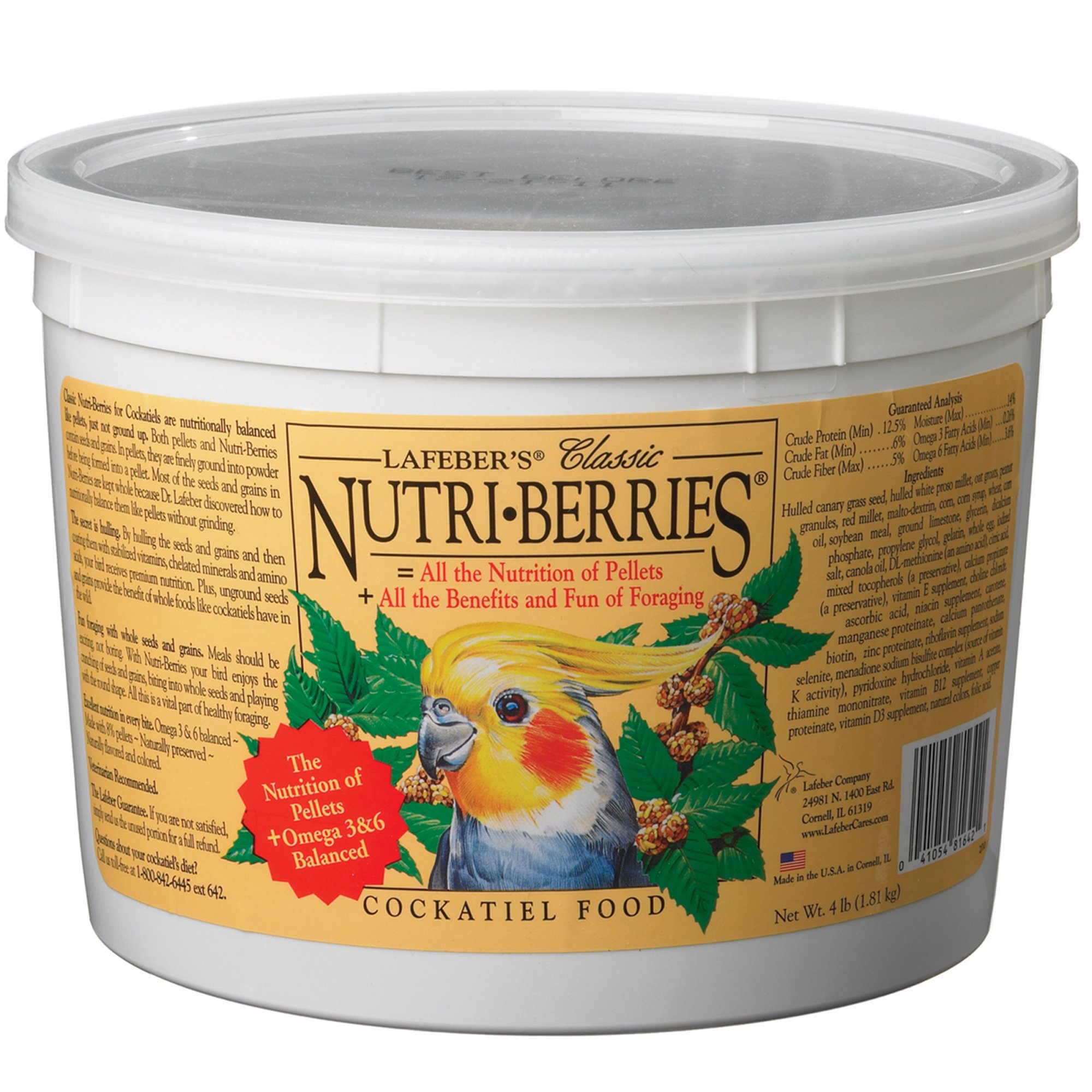 Lafeber's NutriBerries Cockatiel Food Petco