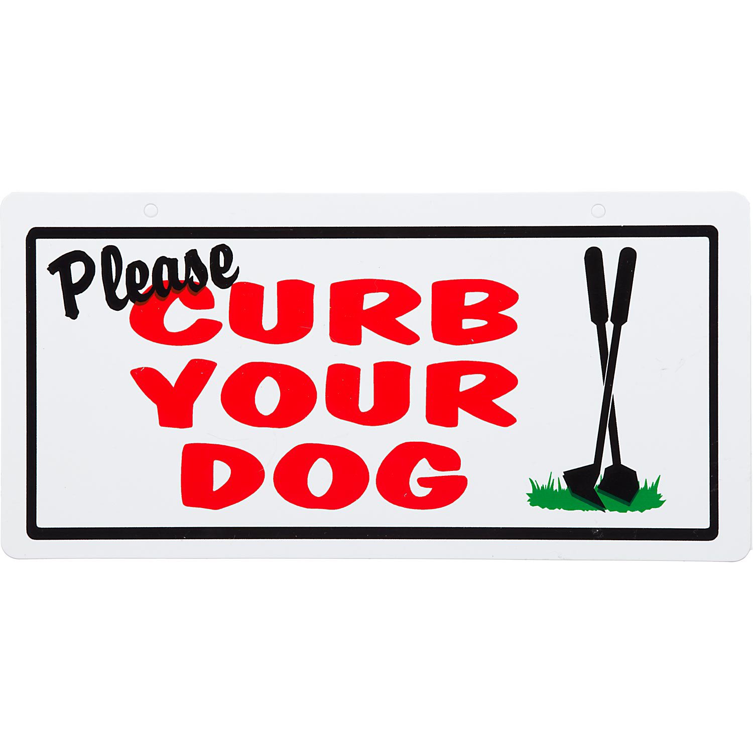 Hillman Sign Center Please Curb Your Dog Petco