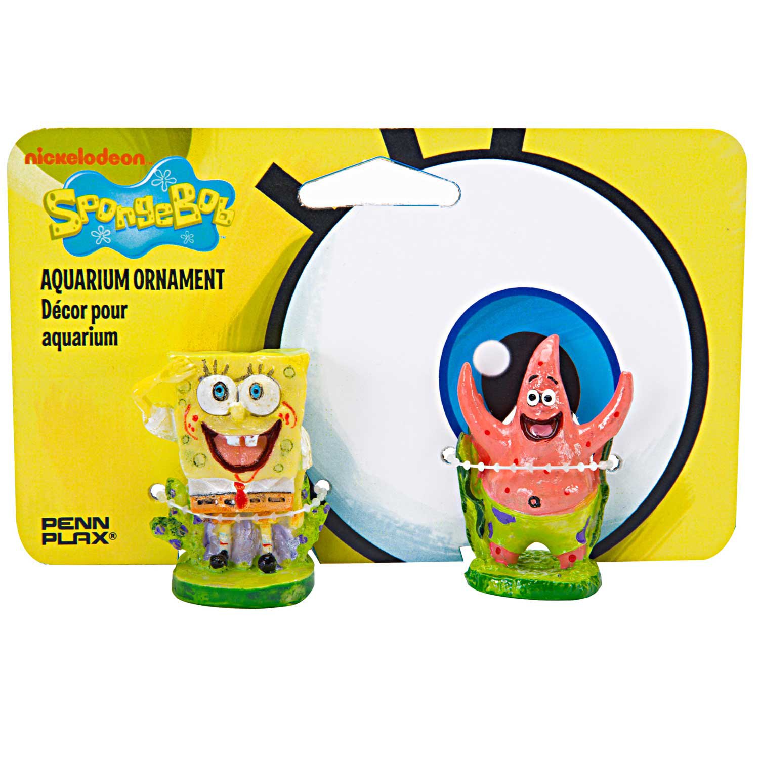 Penn Plax SpongeBob & Patrick Aquarium Ornament Petco