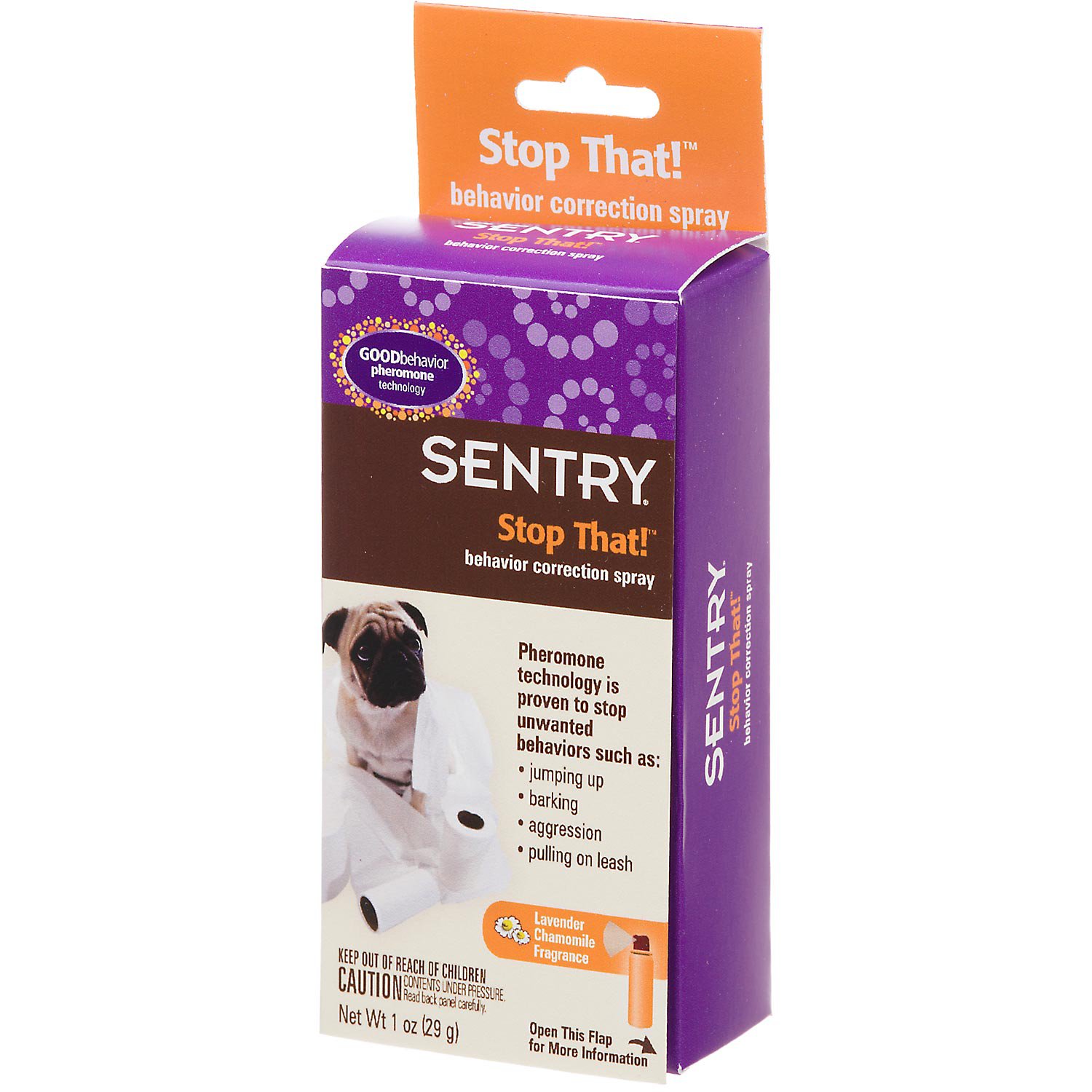 Sentry Good Behavior Stop That! Noise & Pheromone Spray for Dogs Petco