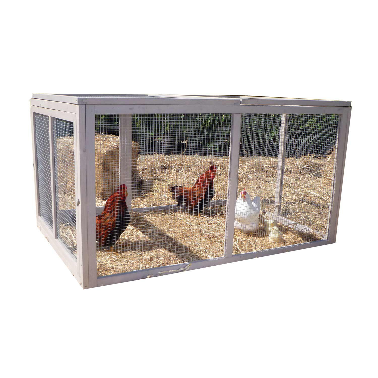 Precision Pet Extreme Hen House Pen in Taupe Petco