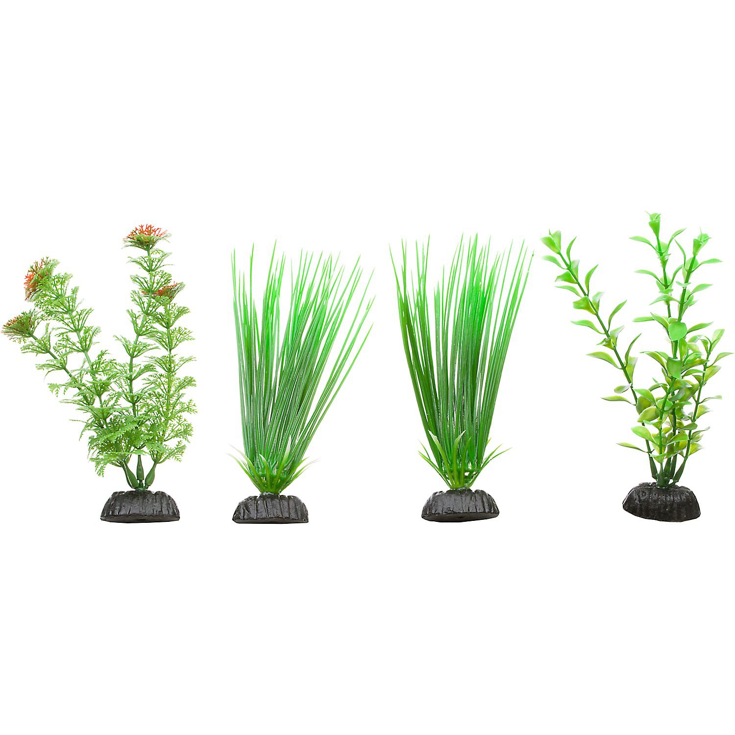 Imagitarium Green Plastic Aquarium Plants Foreground Value Pack Petco