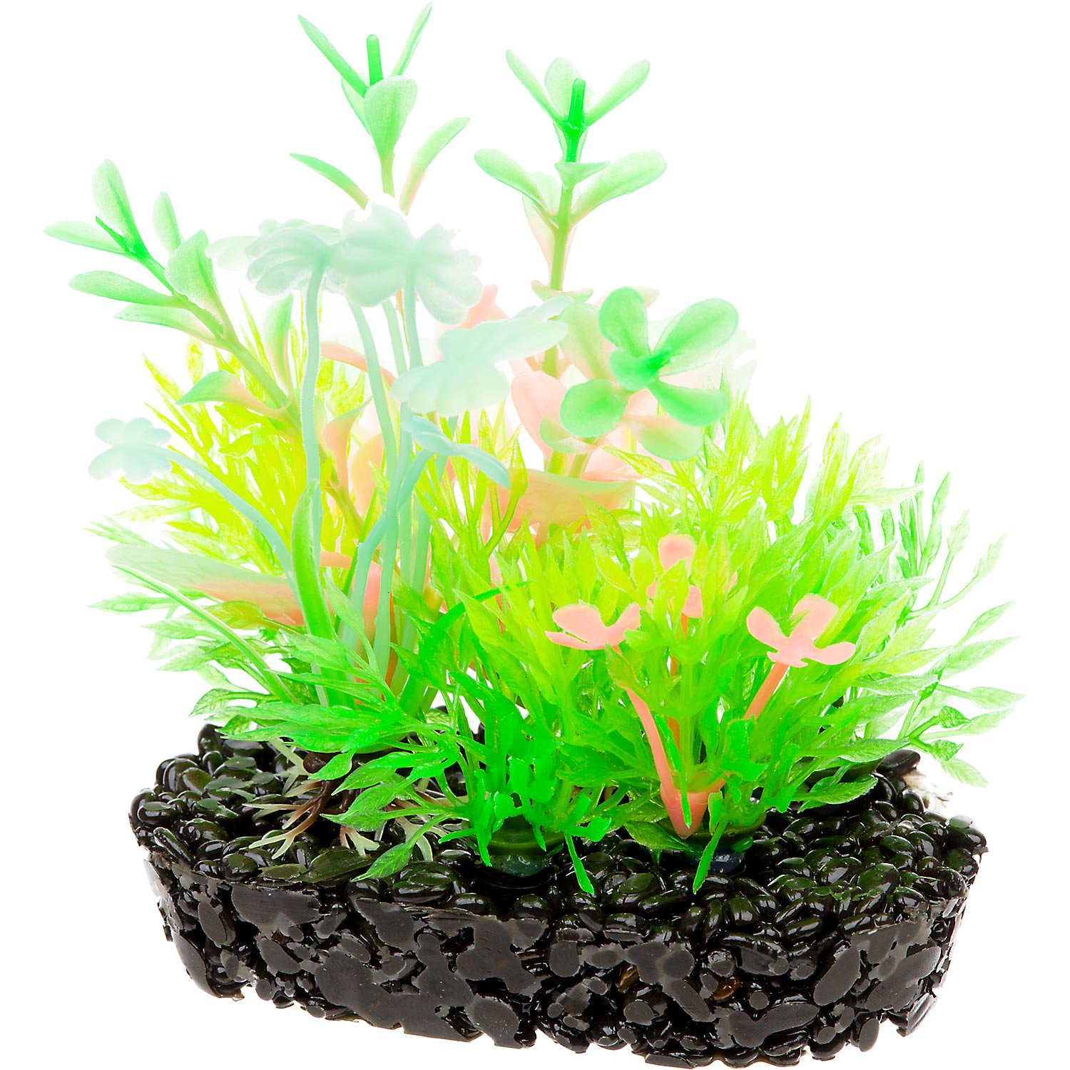 Penn Plax Aqua Plant XSmall GlowPod Plastic Aquarium Plant in Green