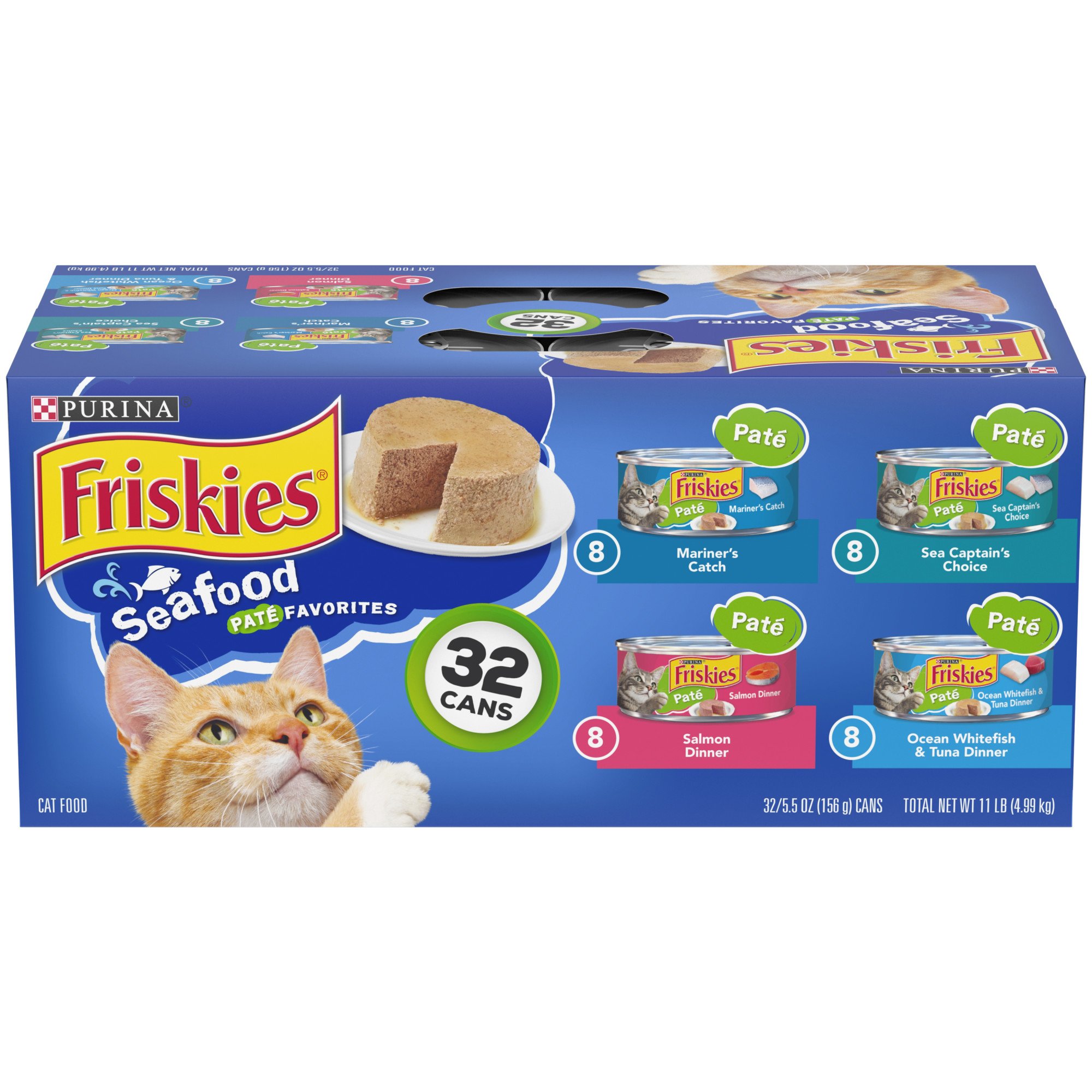 050000454358 UPC Friskies Seafood Variety Pack Canned Cat Food UPC