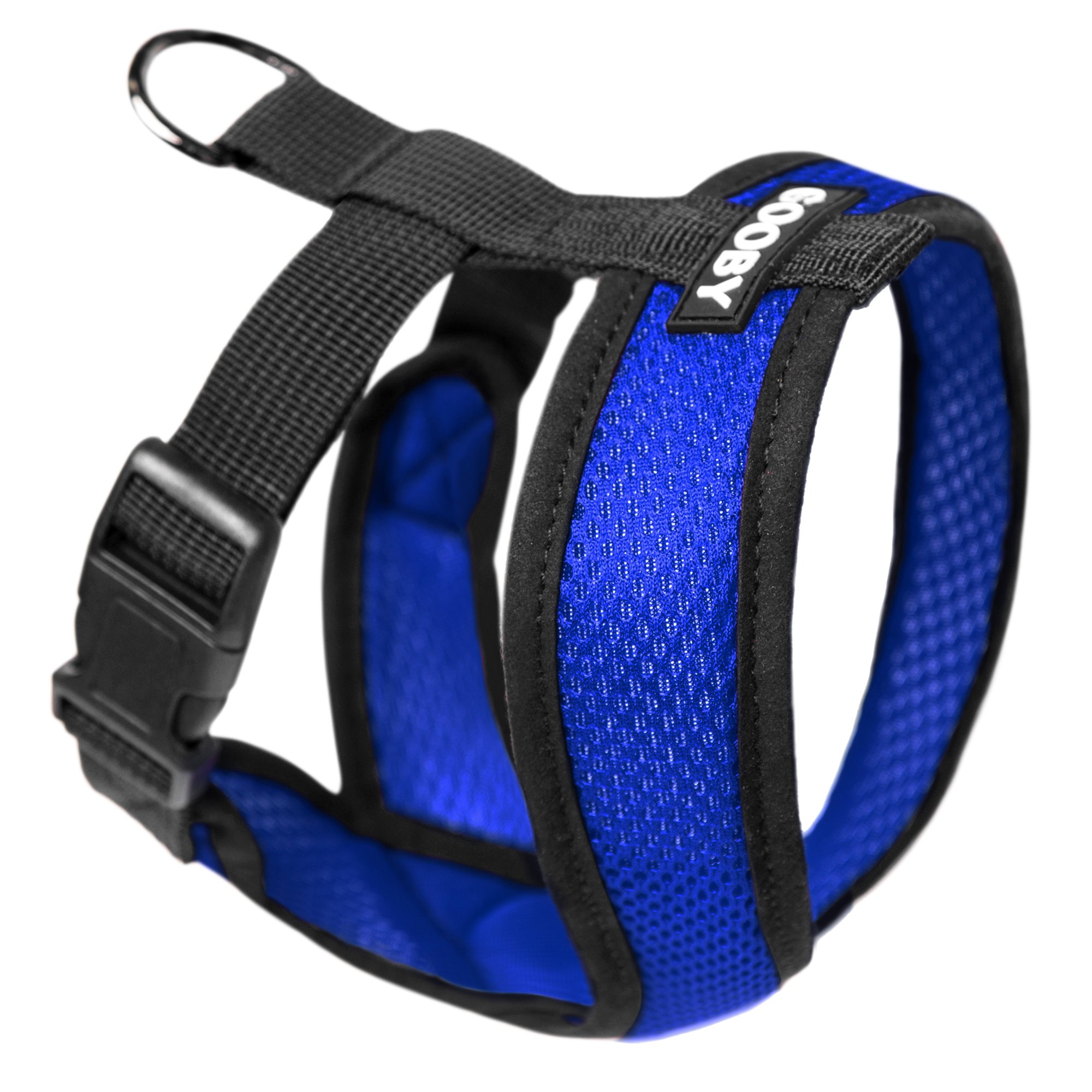 Gooby Choke Free Comfort X Soft Harness, Blue Petco
