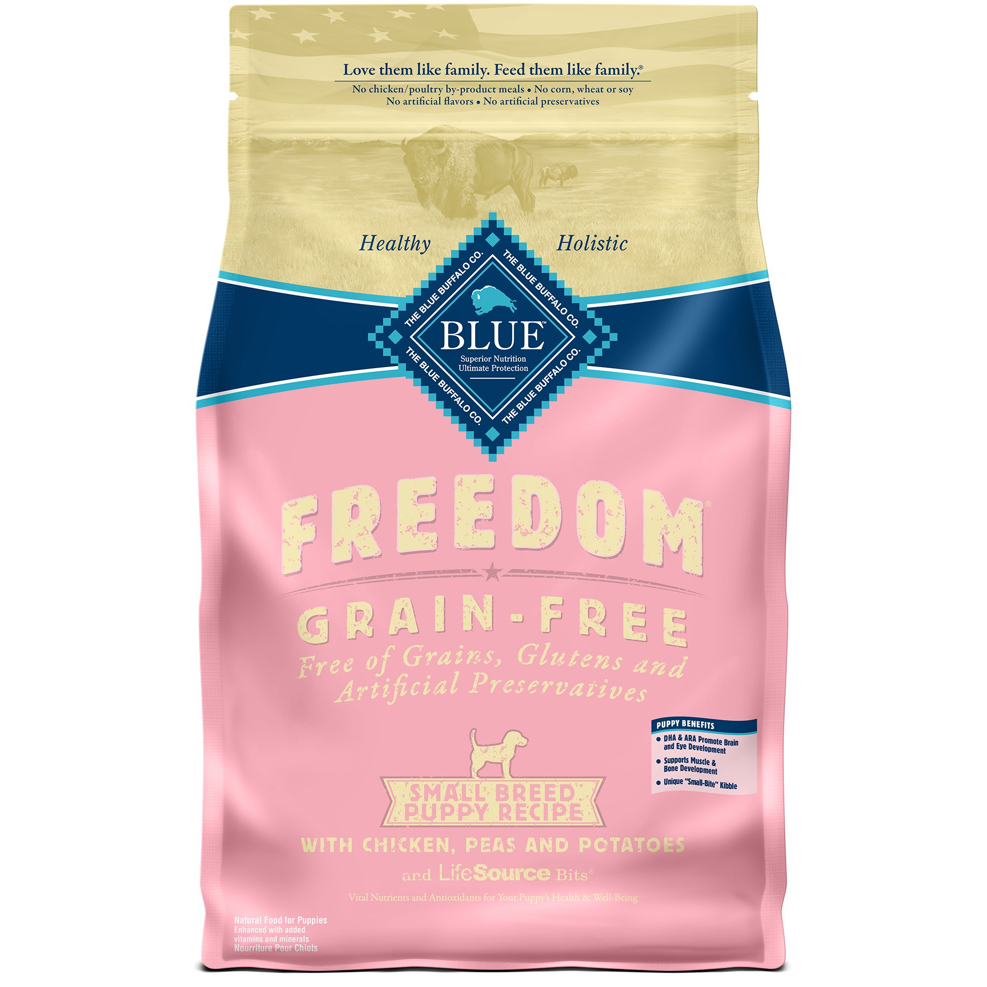 Blue Buffalo Freedom Grain Free Chicken Recipe Small Breed Puppy Food