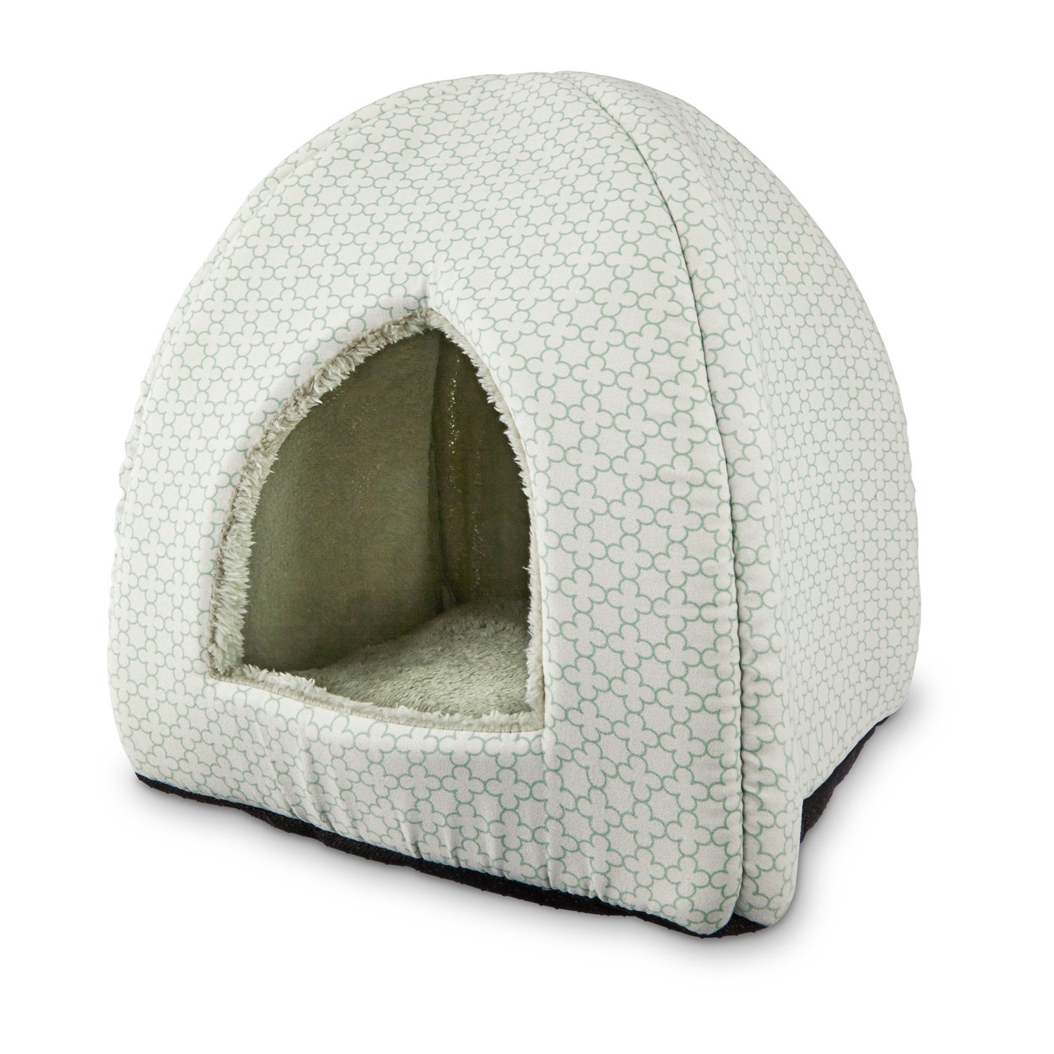 UPC 800443955765 Petco Restful Snuggler Green Pyramid Cat Bed, 14" W