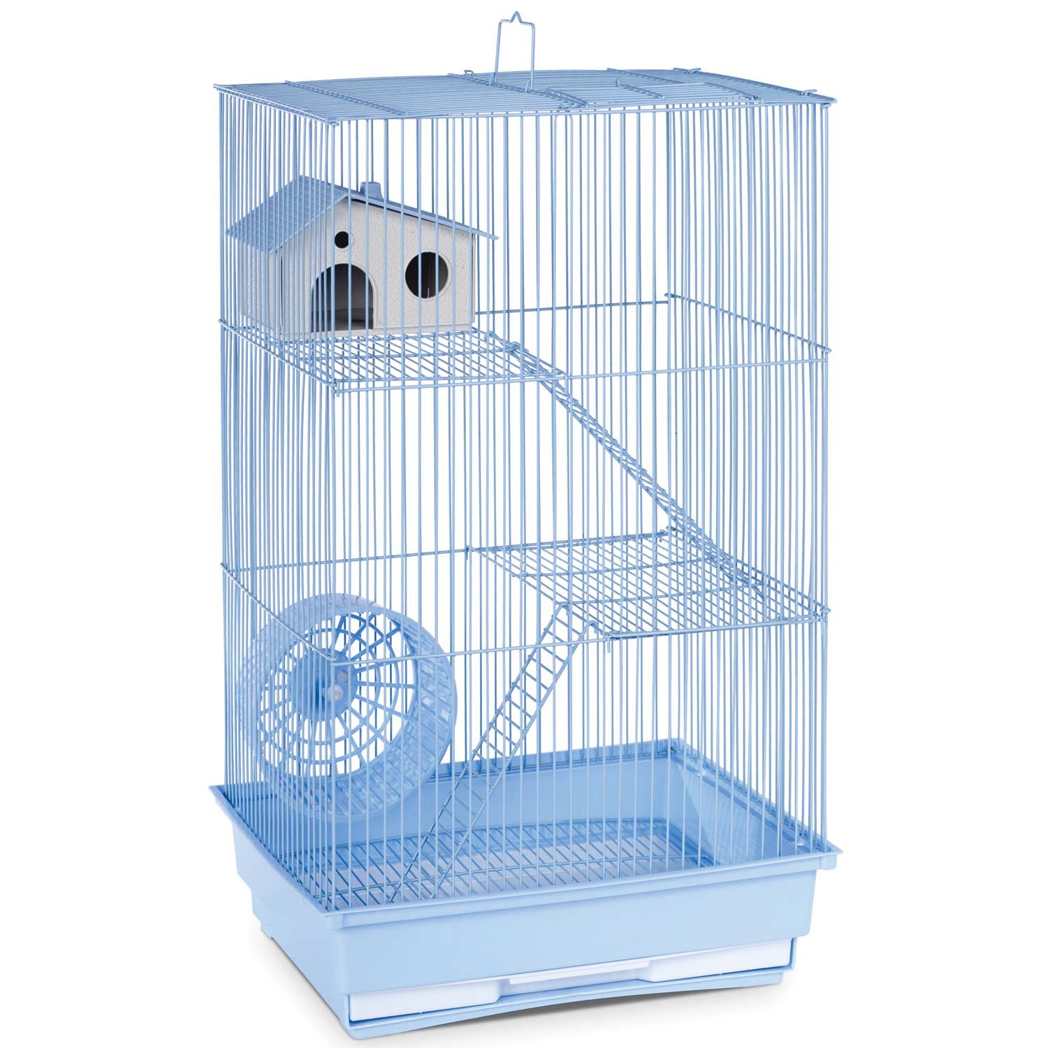 Prevue Hendryx Three Story Light Blue Small Animal Cage Petco