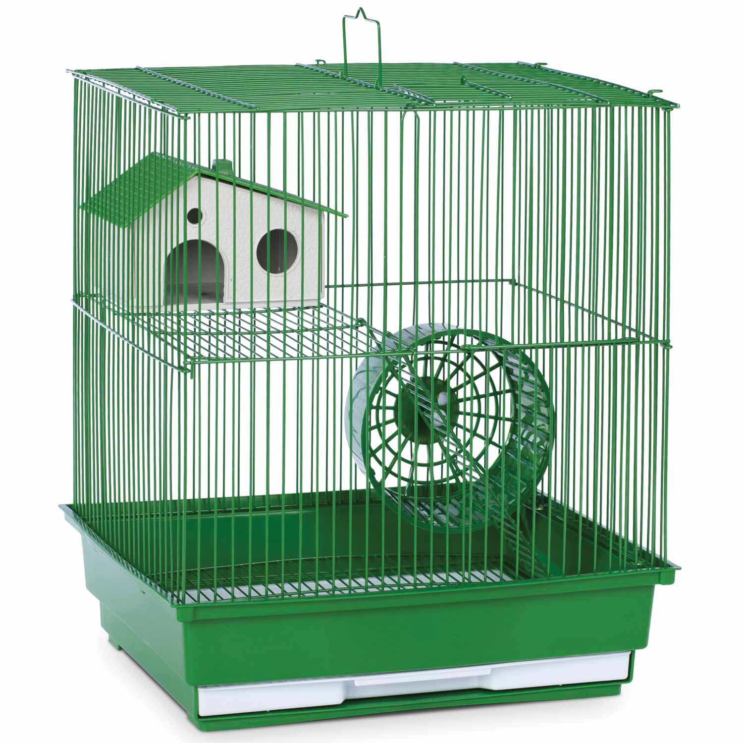Prevue Hendryx Two Story Green Small Animal Cage Petco