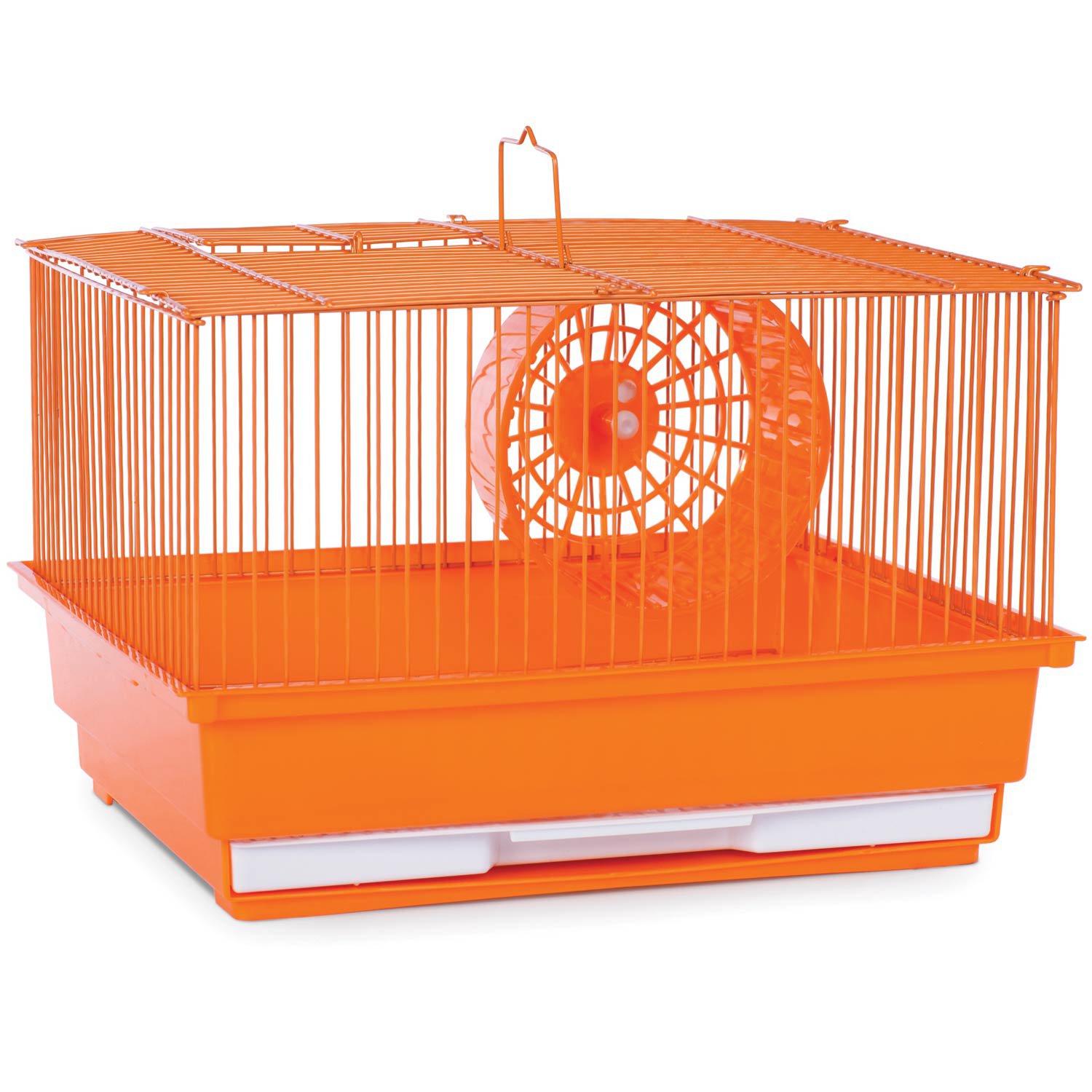 Prevue Hendryx Single Story Orange Small Animal Cage Petco