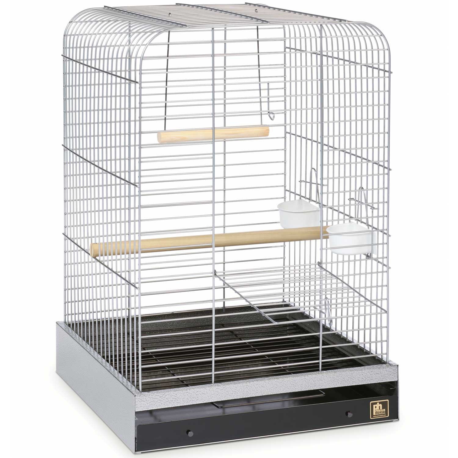 Prevue Hendryx Parrot Cage in Chrome Petco
