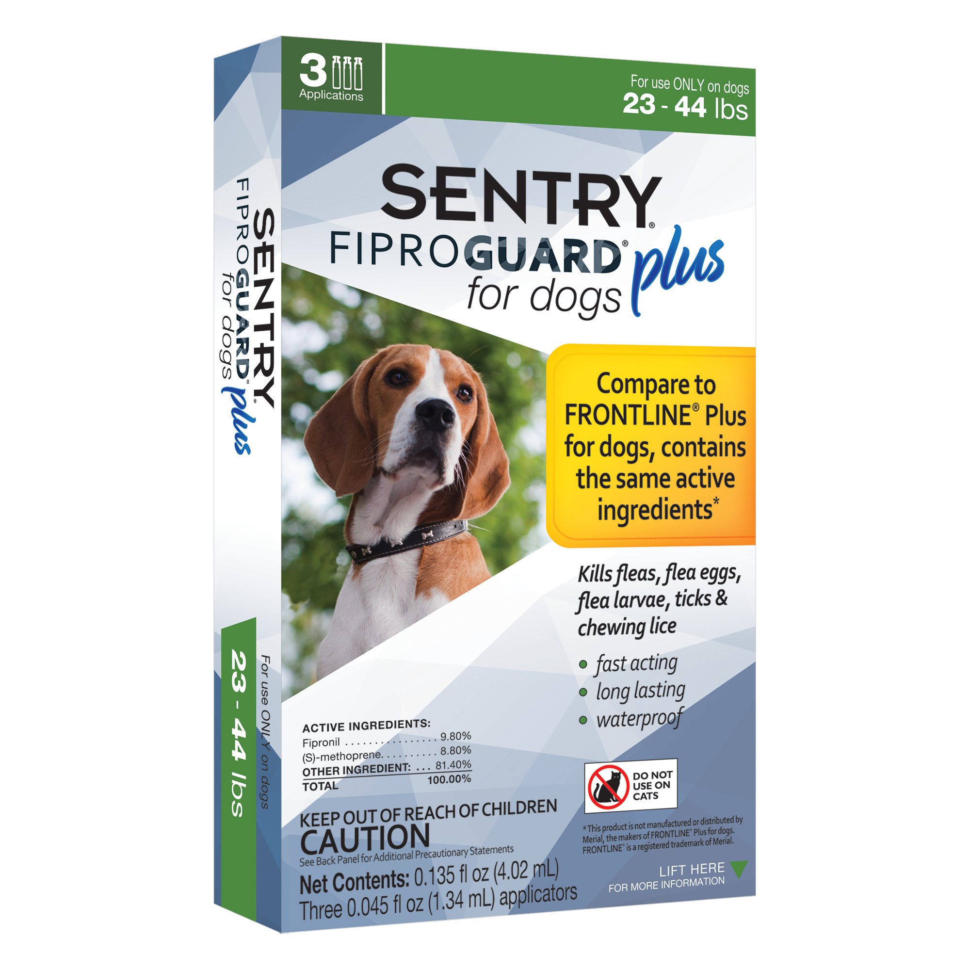 Sentry FIPROGUARD PLUS for Dogs & Puppies 2344 lbs. Topical Flea