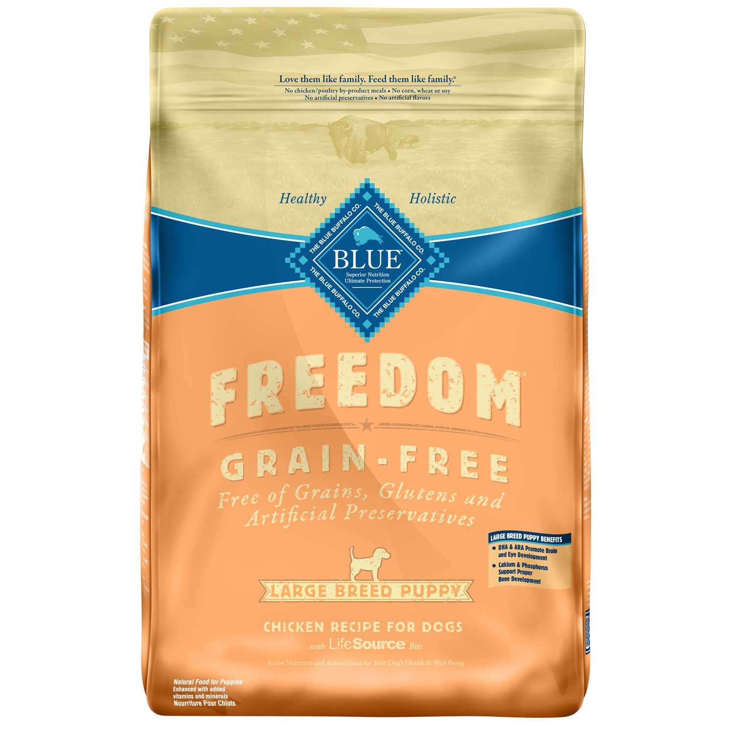 Blue Buffalo Freedom Grain Free Chicken Recipe Large Breed Puppy Food