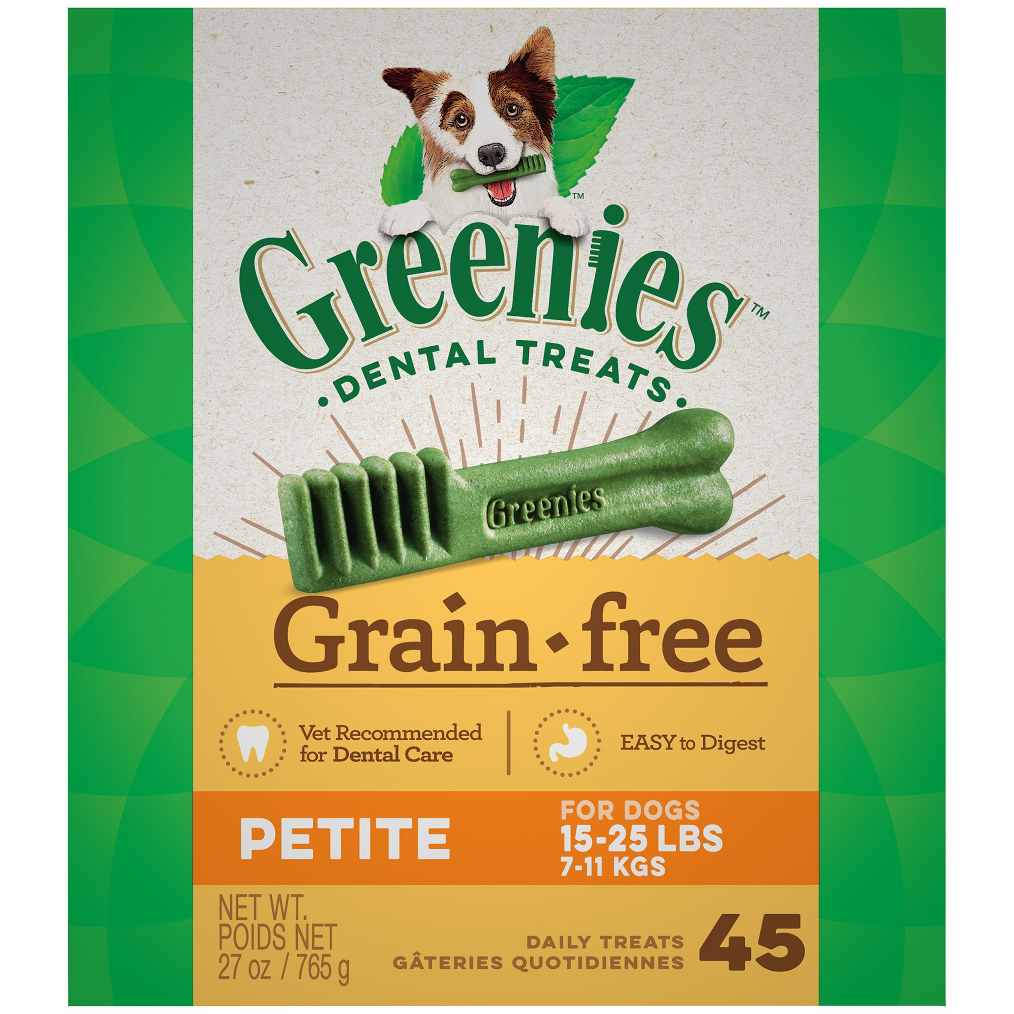 Greenies Grain Free Petite Dental Dog Treats Petco