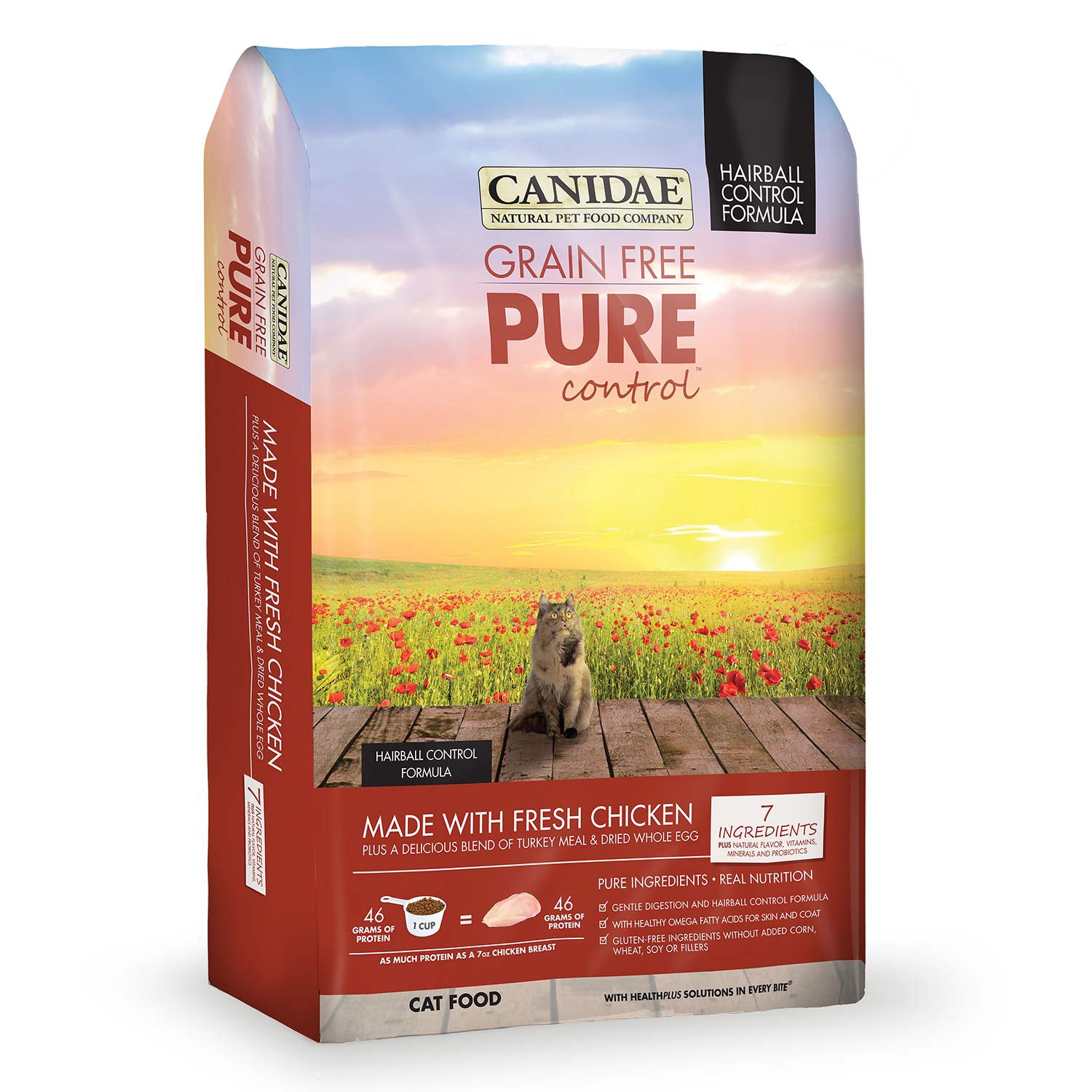 UPC 640461036042 Canidae Grain Free Pure Hairball Control Cat Food, 4