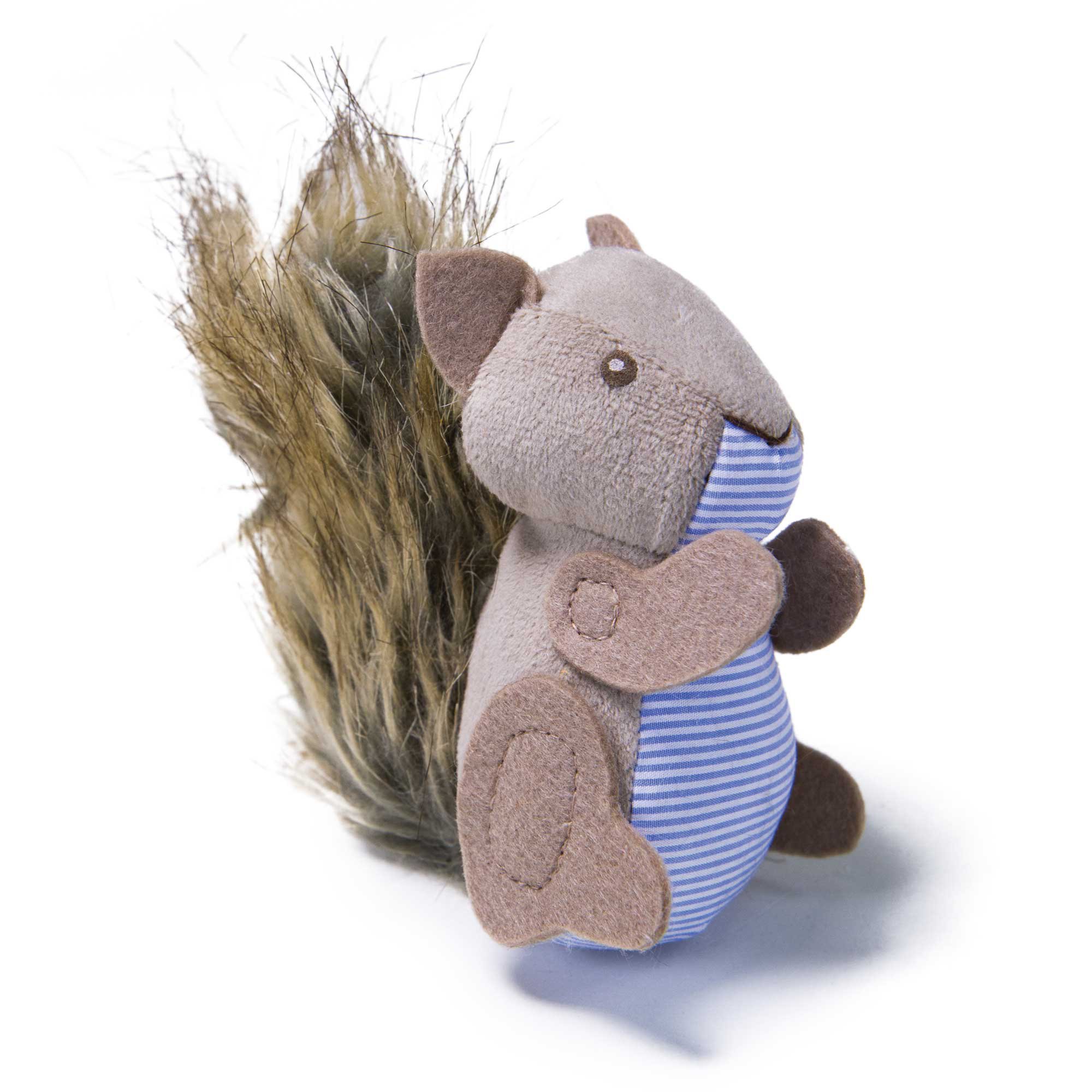 Petlinks System Plush Player Squirrel Refillable Catnip
