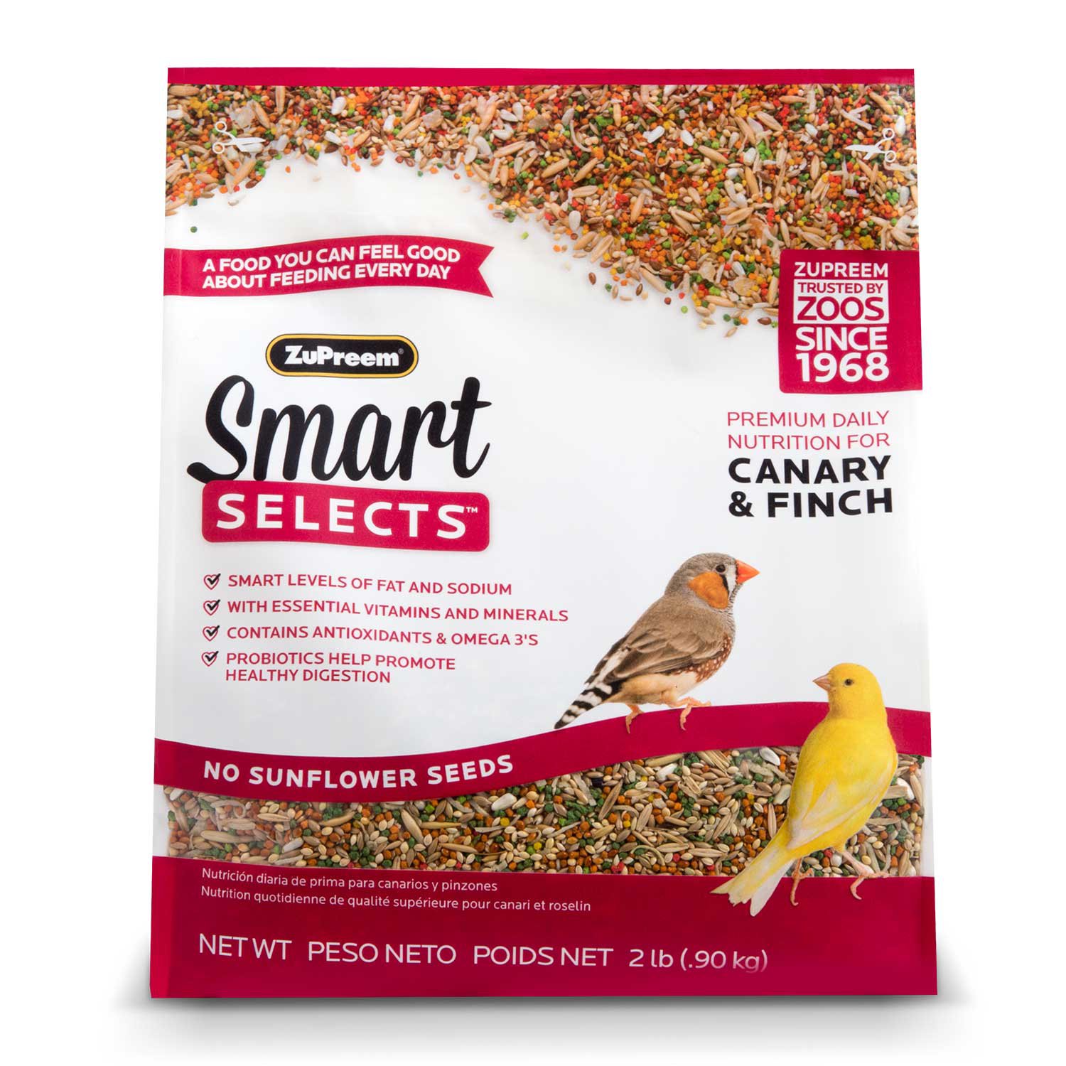 ZuPreem Smart Selects Blend Canary & Finch, 2lbs. Petco