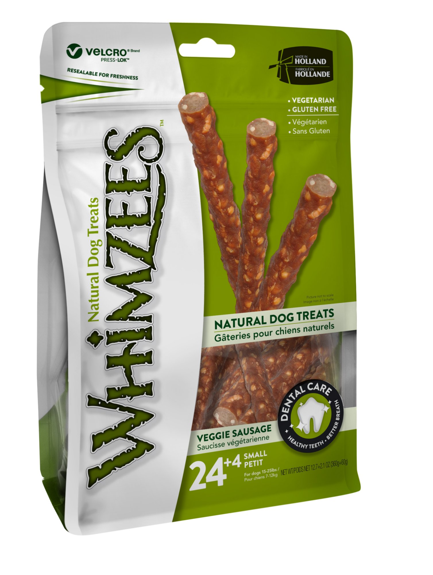 Whimzees Small Veggie Sausage Dog Treats Petco