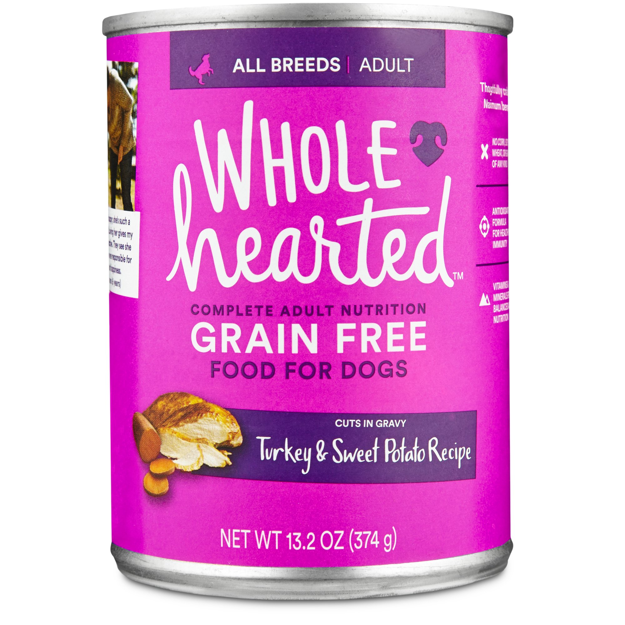 WholeHearted Grain Free Adult Turkey and Sweet Potato Recipe Wet Dog