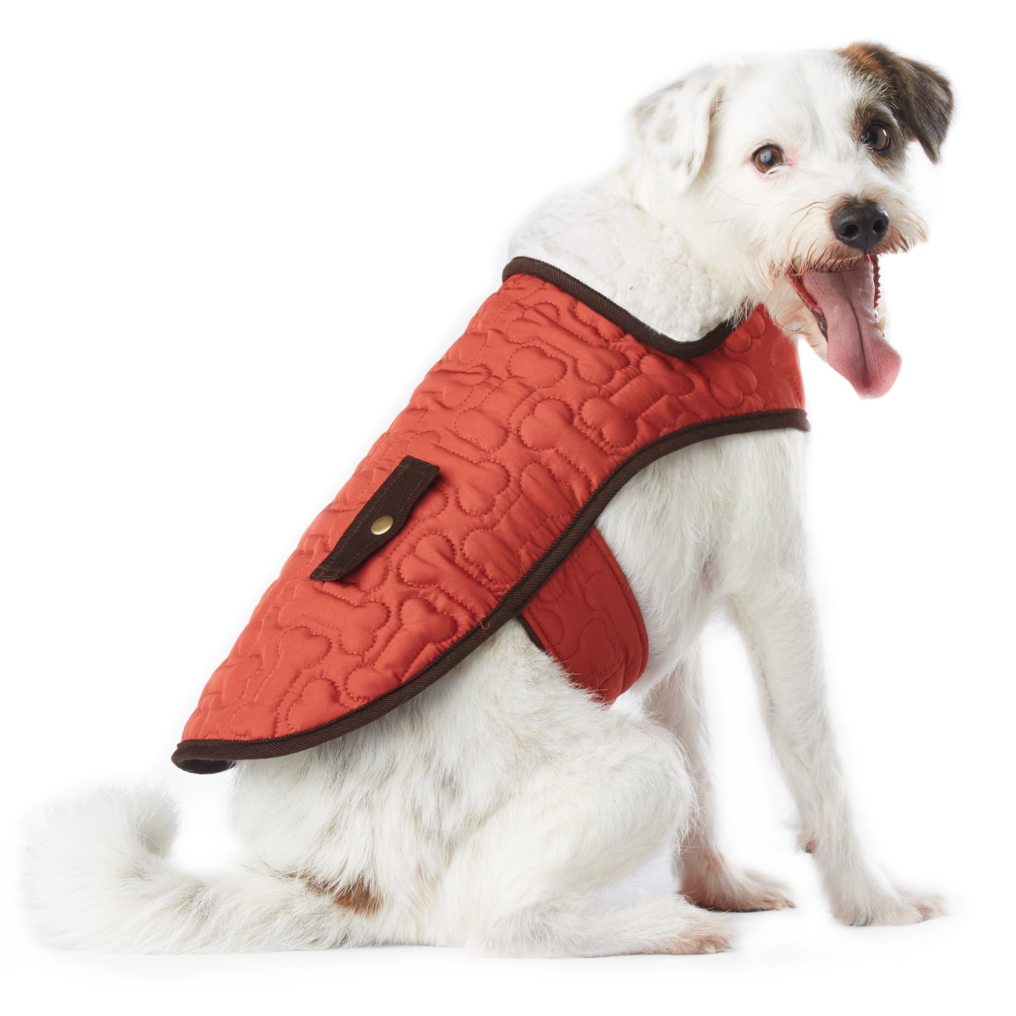 UPC 886440435851 WagATude Red Bone Quilted Pocket Jacket, Small