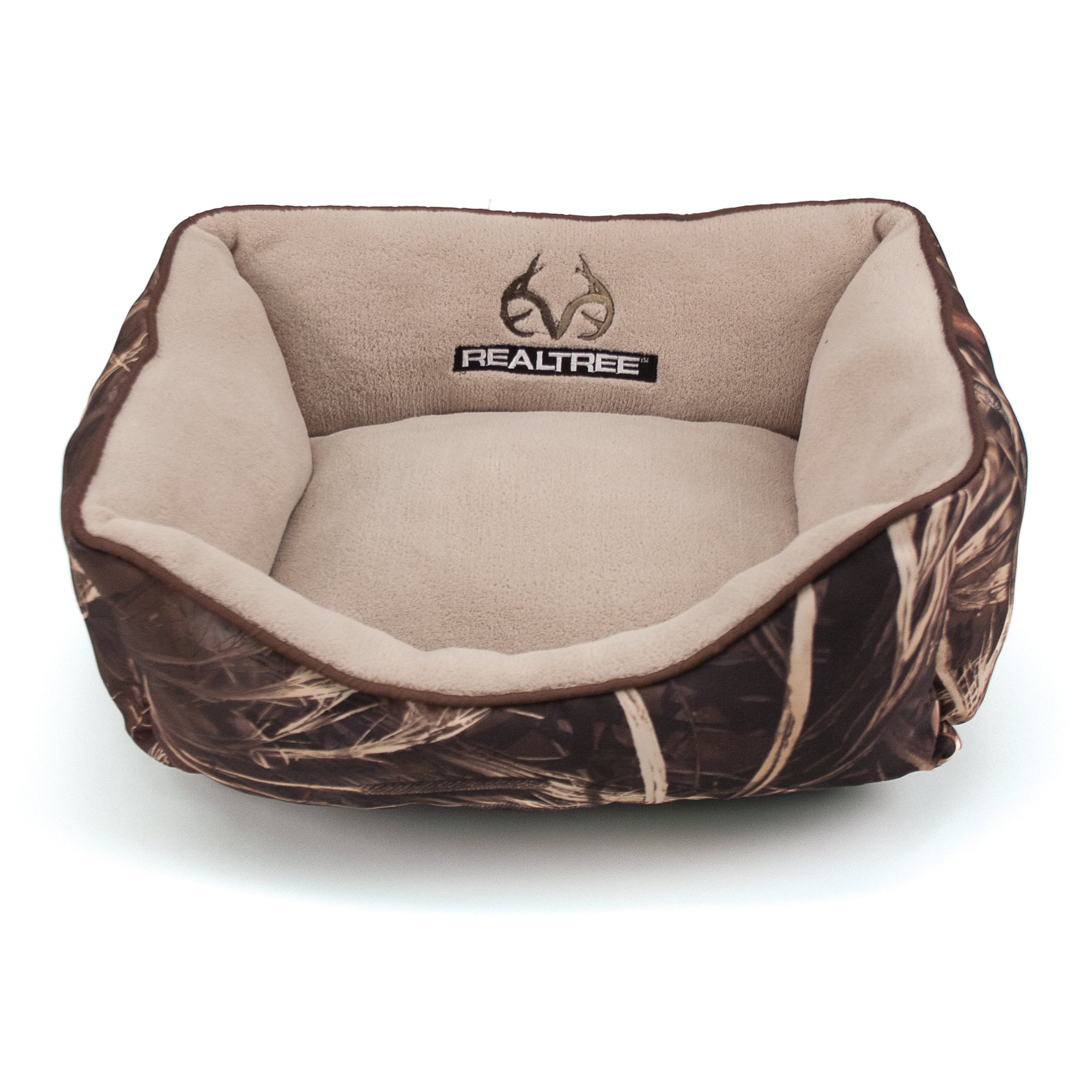 Realtree Camouflage with Brown Trim Pet Bed Petco