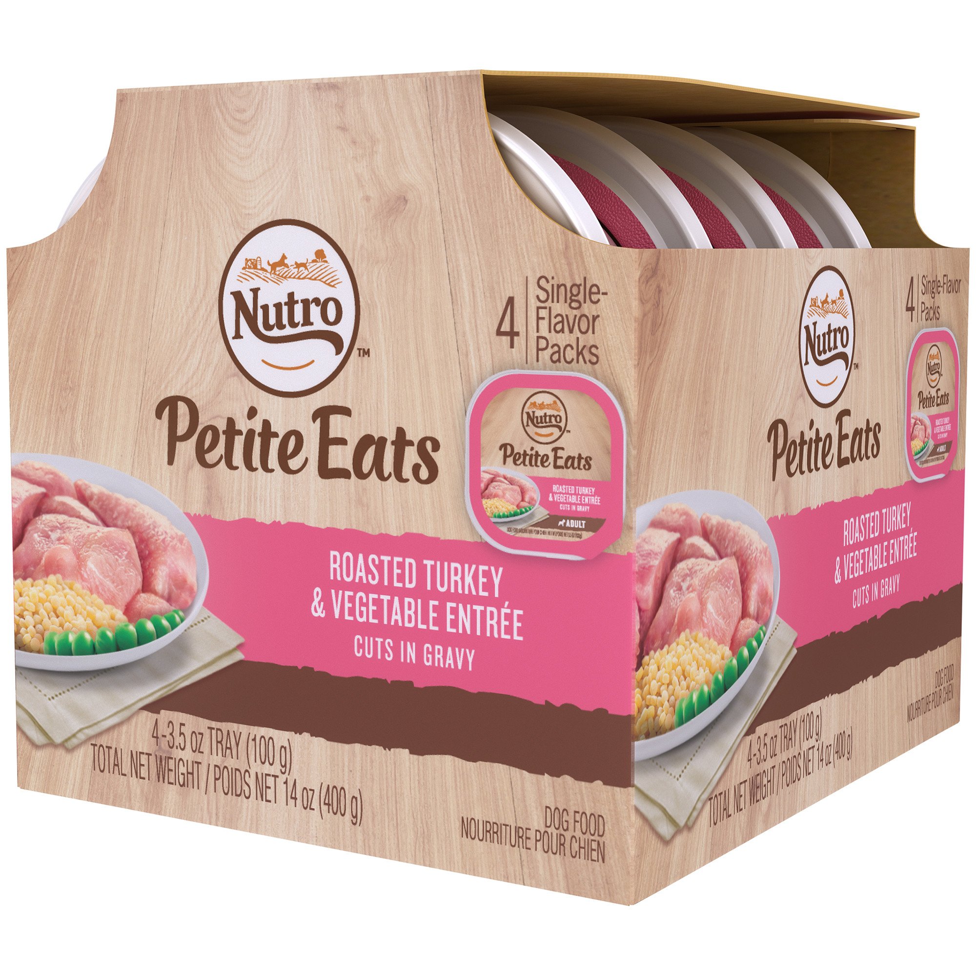 Nutro Petite Eats Multipack Roasted Turkey & Vegetable Entree Cuts In