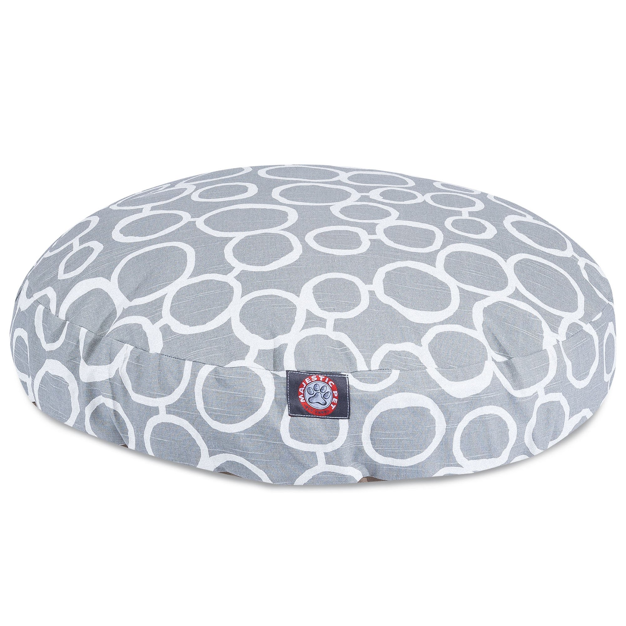 Majestic Pet Fusion Gray Round Pet Bed Petco