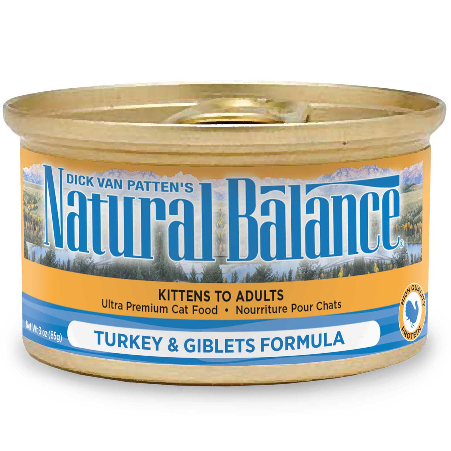 Natural Balance Ultra Premium Canned Cat Food Turkey & Giblets Formula