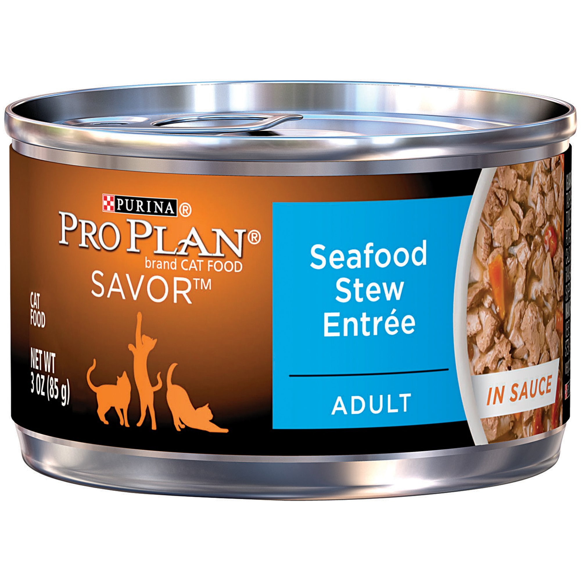 Pro Plan Savor Seafood Stew Adult Canned Cat Food in Sauce Petco