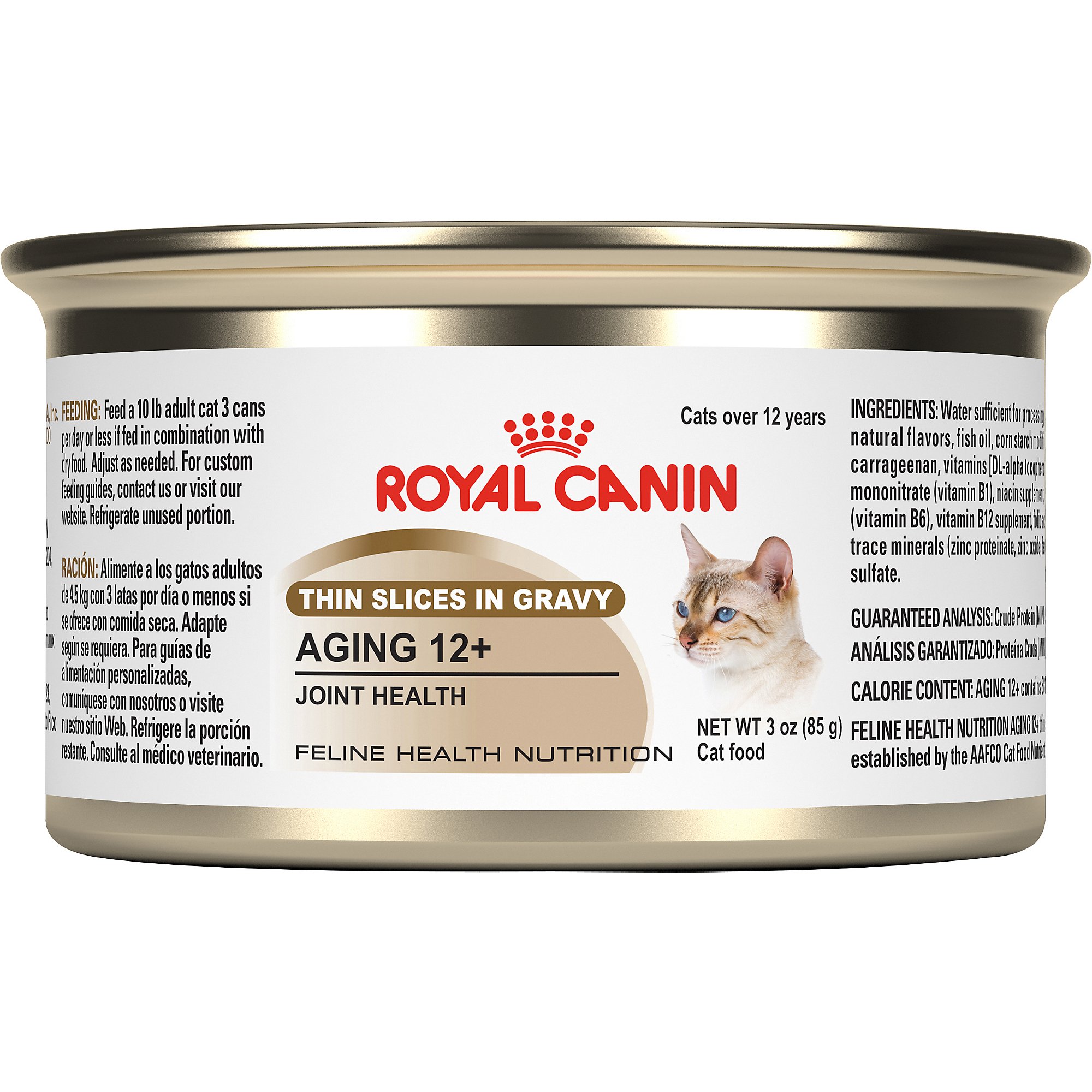 Royal Canin Feline Health Nutrition Aging 12+ Thin Slices In Gravy Wet