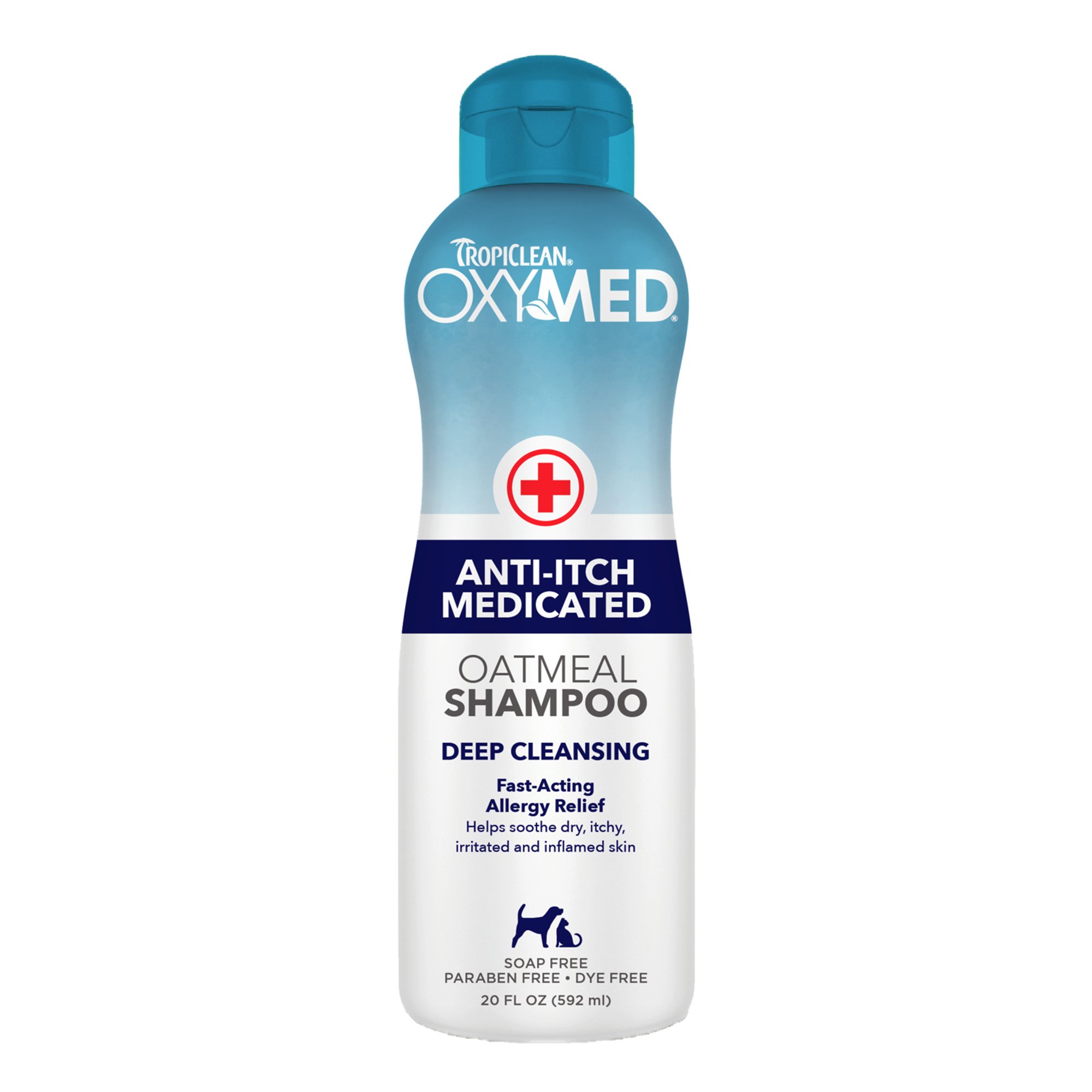 TropiClean OxyMed Oatmeal Shampoo Petco