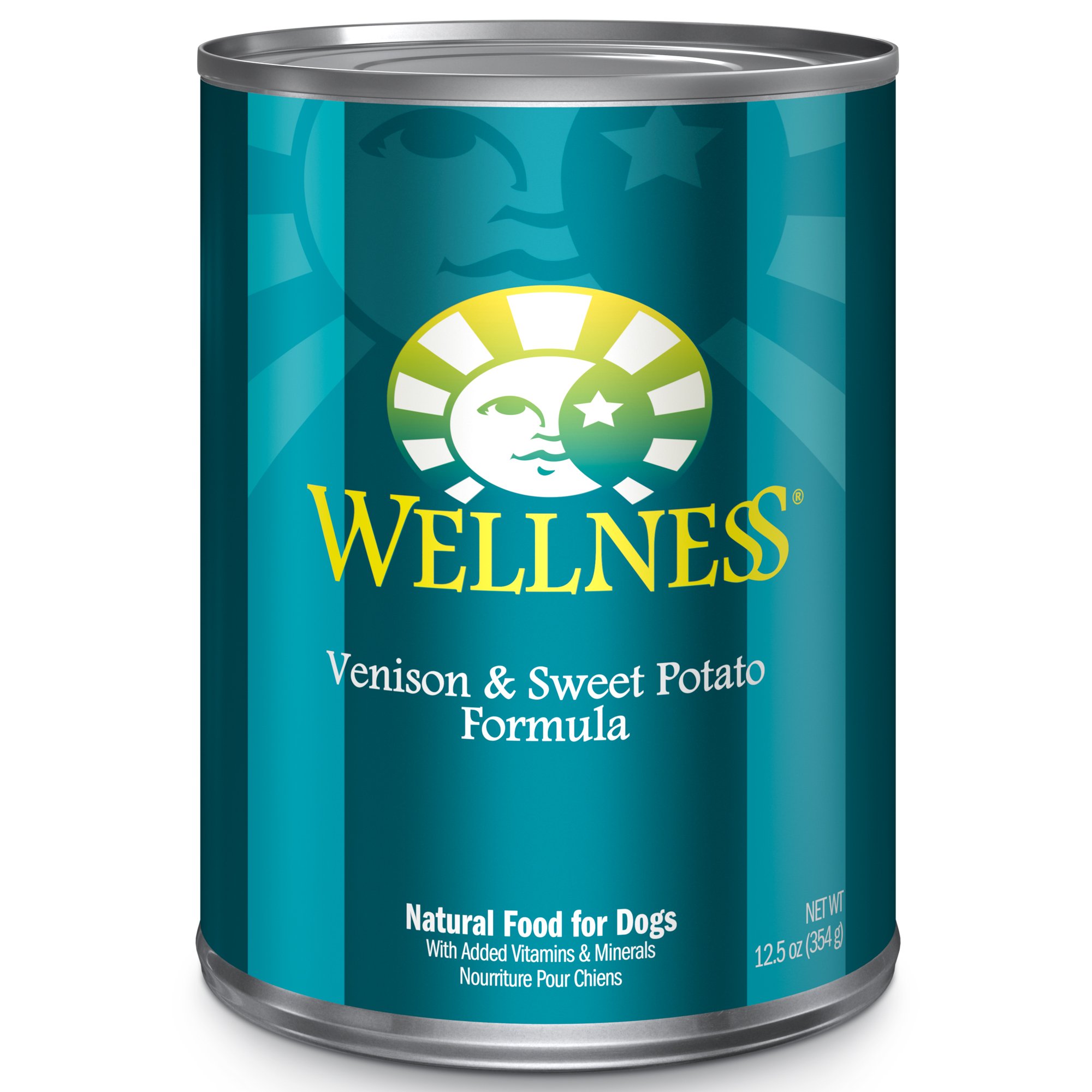 Wellness Complete Health Natural Wet Canned Dog Food, Venison & Sweet