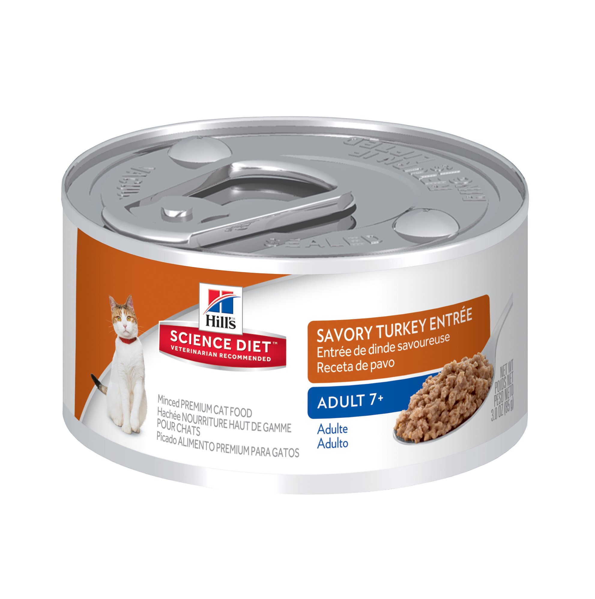 Hills Science Diet Adult 7+ Savory Turkey Entree Canned Cat Food Petco
