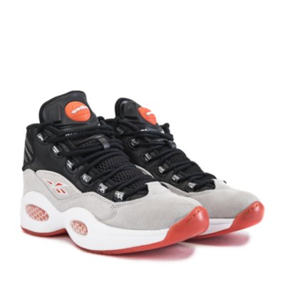 Men's Athletic Basketball Shoe Pump Question Grey Shiekh Shoes