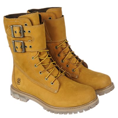 Timberland 8IN Double Strap Women's Wheat MidCalf Boot Shiekh Shoes