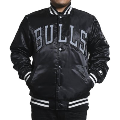 Men's Satin Starter Jacket Chicago Bulls blk ice Shiekh Shoes
