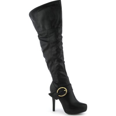 Cleopatra Womens Thigh High Boots Macy High Heel Boots at Shiekh Shoes