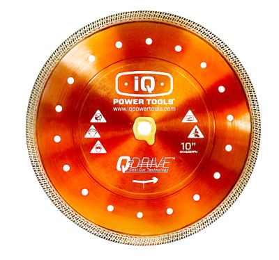IQ QDrive Dry Cut Combo Blade 10 in. The Tile Shop