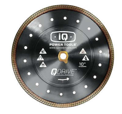 IQ QDrive Dry Cut Hard Saw Blade 10 in. The Tile Shop