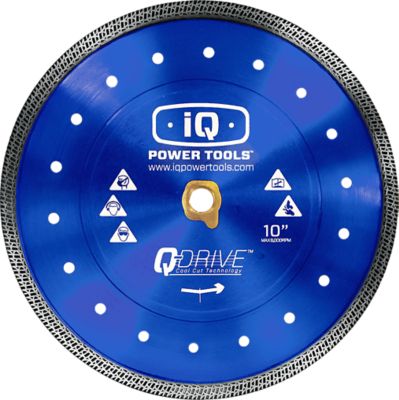 IQ QDrive Dry Cut Soft Saw Blade 10 in. The Tile Shop