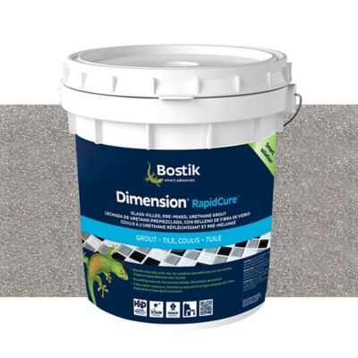 Bostik Dimension RapidCure GlassFilled, PreMixed Urethane Grout Silver 9 lb The Tile Shop