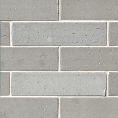 Brick x Brick by Alison Victoria Pewter Porcelain Wall and Floor Tile 2 x 10 in. The Tile Shop