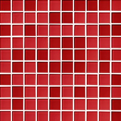Glass Red Blend Mosaic Wall and Floor Tile 1 in. The Tile Shop