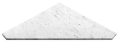 Firenze Carrara Honed Marble Corner Shower Seat The Tile Shop